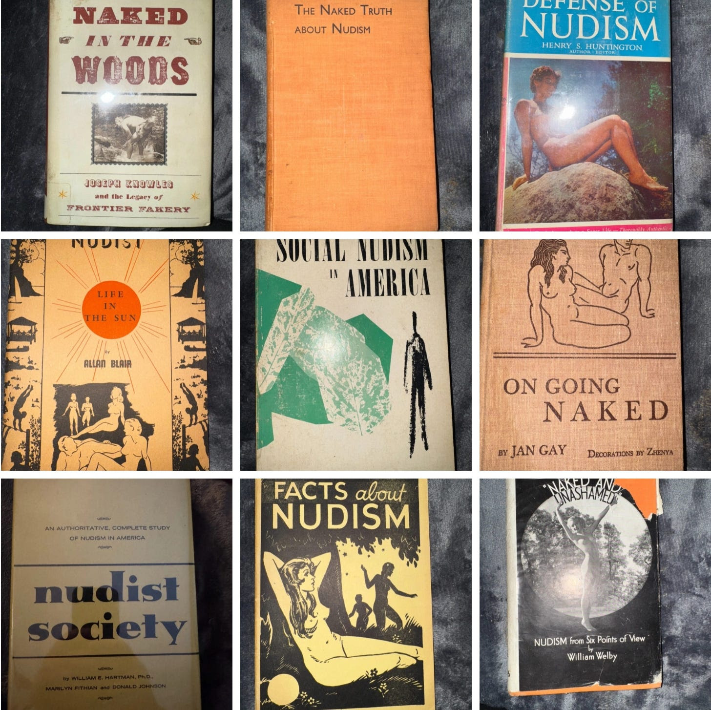 A caretaker's library (Books are available in the Hellenic Naturist Library)